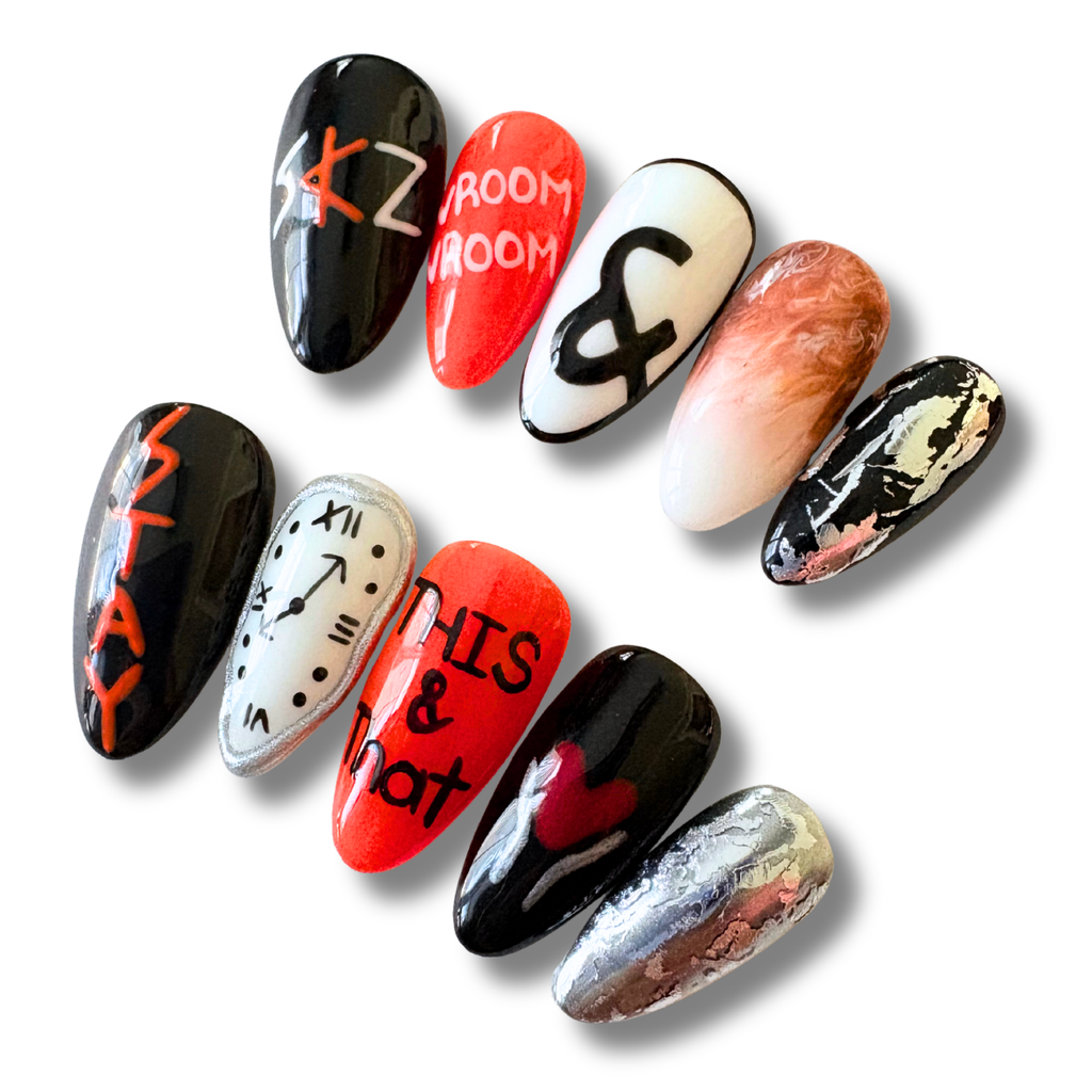Stray Kids "This & That" Nails