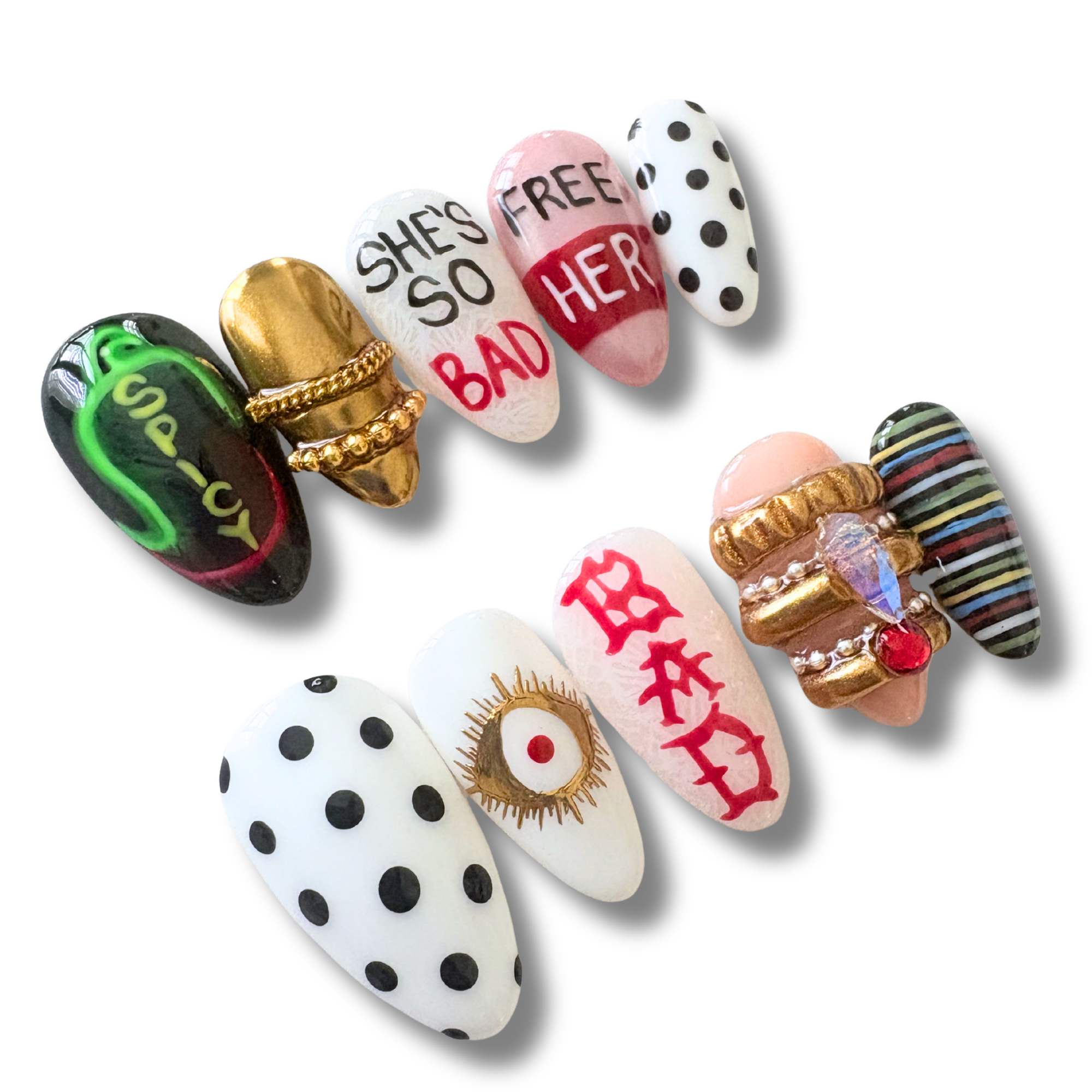 ATEEZ "BAD" Nails